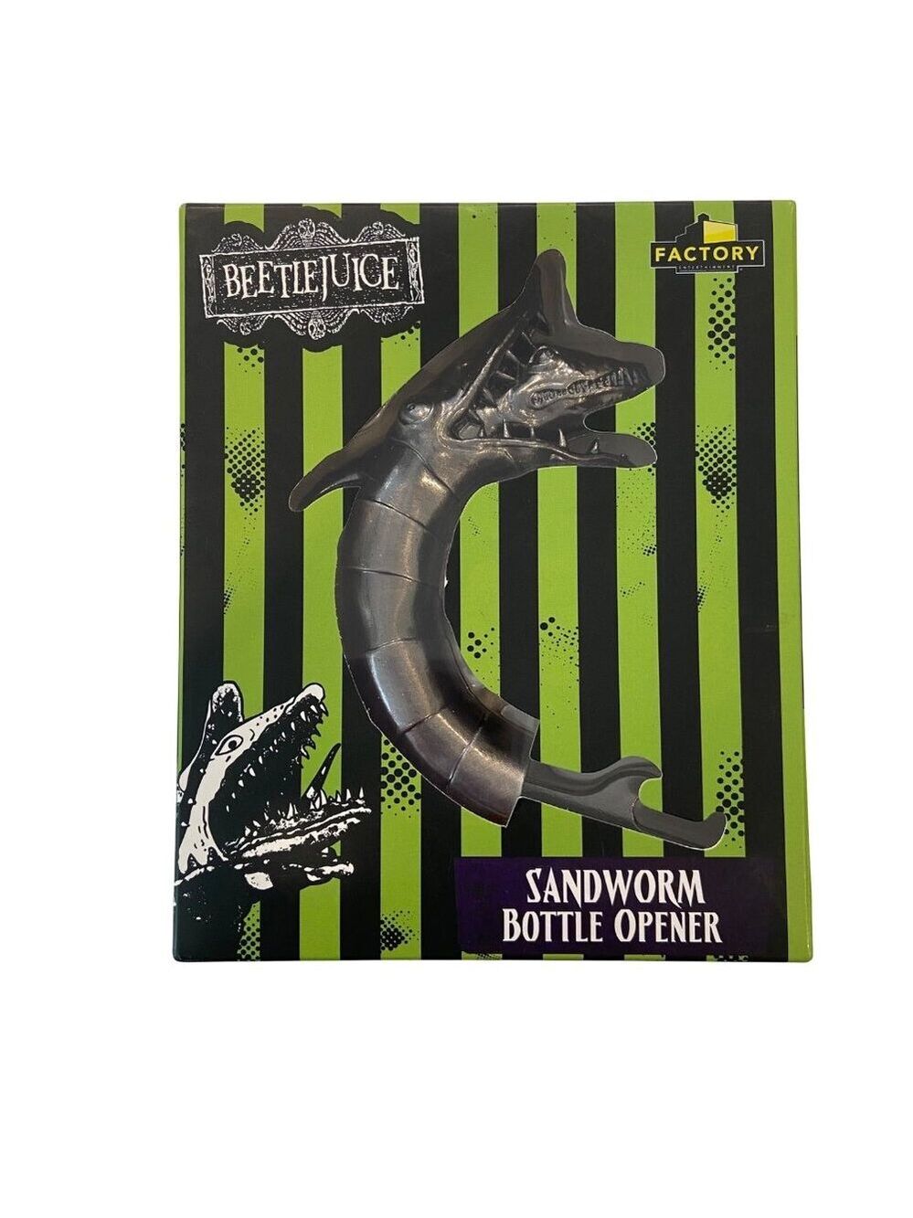 Beetlejuice MOVIE Sandworm Bottle Opener By Factory  Cast Metal